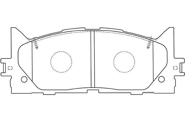 KAVO PARTS Jarrupala, levyjarru BP-9105